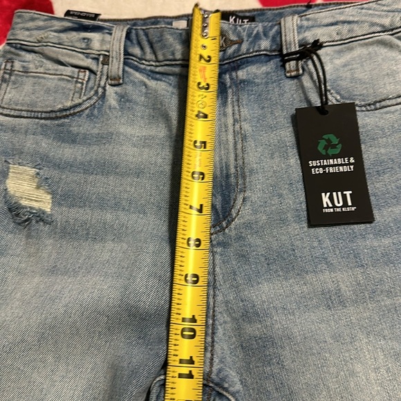 NWT KUT from the Kloth | Christine High Rise Straight Leg - Picture 10 of 14